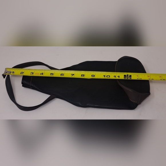 Vintage Mouflon Canada Real Leather Wine Bottle Flask Carrier Bag Carry Handle - Picture 5 of 7